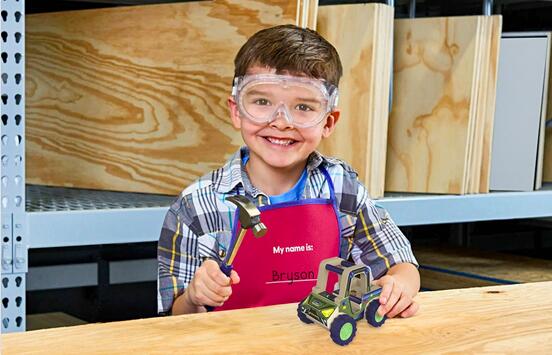 Grab the Kids and get a FREE Mini UTV Kids DIY Craft at Lowe's on June 15! — free sample: Lowe's is offering a free DIY workshop for kids on June 15, 2024, where they can build a Mini UTV (U