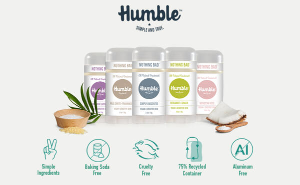 Claim your FREE Humble Brands Deodorant  — free sample: Humble Brands offers a free deodorant through a cashback rebate when purchased at Whole Foods. To cl