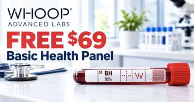 WHOOP Is Offering a FREE $69 Health Panel