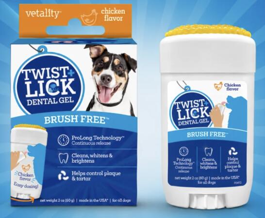 Keep Your Pup’s Smile Fresh with FREE Twist + Lick Dental Gel — free sample: Apply for a chance to receive FREE Twist + Lick Dog Dental Gel as part of a sampling and feedback pr