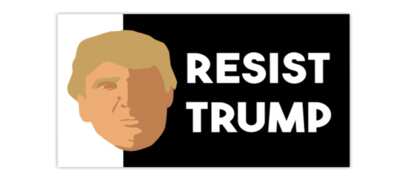 Get Loud: FREE “RESIST TRUMP” Sticker for Supporters
