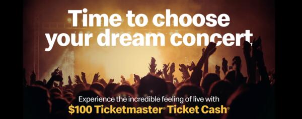 $100 Ticketmaster Credit? It’s Yours for Free! — free sample: This promotion allows users to claim Ticket Cash codes from Ticketmaster, which can be applied towar