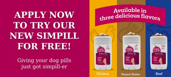 No More Pill Struggles – FREE Vetality Twist & Lick SimPill for Your Dog! — free sample: Vetality is offering a free Twist & Lick SimpLL sample for dogs. This innovative pill concealer is d