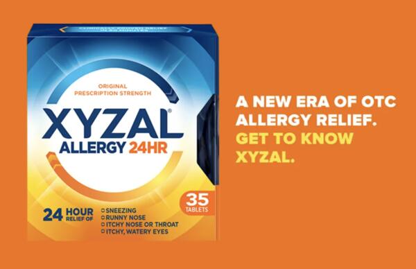 Xyzal 24-Hour Allergy Relief Freebie — free sample: Xyzal is running a promotion for a free sample of their product. They will send you in the mail a fr