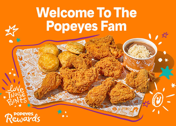 Get a Free Apple Pie at Popeyes For Your Birthday!  — free sample: Popeyes is an all-time American classic, and we're always happy to be there. Popeyes Rewards Users g
