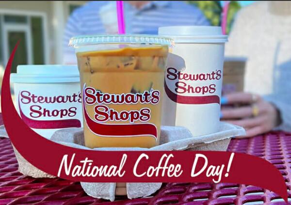 National Coffee Day Treat! FREE Coffee at Stewart's Shops on 9/29! — free sample: Stewart’s Shops is offering free coffee on National Coffee Day, September 29. From noon until closin