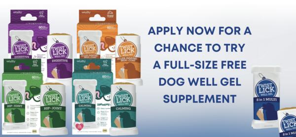 Vet-Approved Dental Care, Free for a Limited Time! — free sample: Dog parents have the chance to try a full-size Vetality Twist + Lick supplement by applying through 