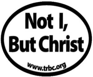 Show Your Faith with a Free ‘Not I But Christ’ Decal!