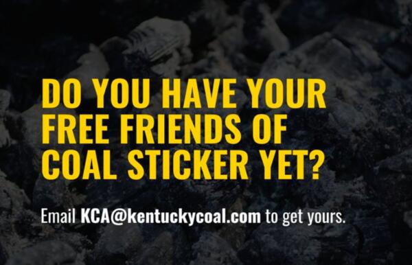 "Friends of Coal" Sticker for Free — free sample: Get this "Friends of Coal" Sticker that makes the perfect stocking stuffer and is a great way to sho