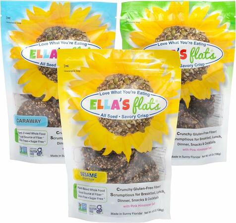 3 FREE Bags of Ella's Flats at The Fresh Market — free sample: You can get 3 free bags of Ella's Flats at The Fresh Market through a cash back offer from Aisle. To