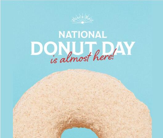FREE Cinnamon Caramel Donut at Rise' N Roll Bakery! — free sample: Who's excited about NATIONAL DONUT DAY?! We're gearing up to give out FREE Cinnamon Caramel Donuts a