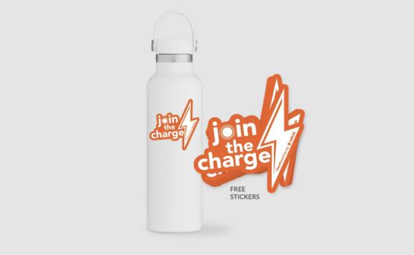 Join the Charge – Grab Your Free Sticker Today! — free sample: Show your support for clean energy by getting FREE ‘Join the Charge’ stickers delivered right to you