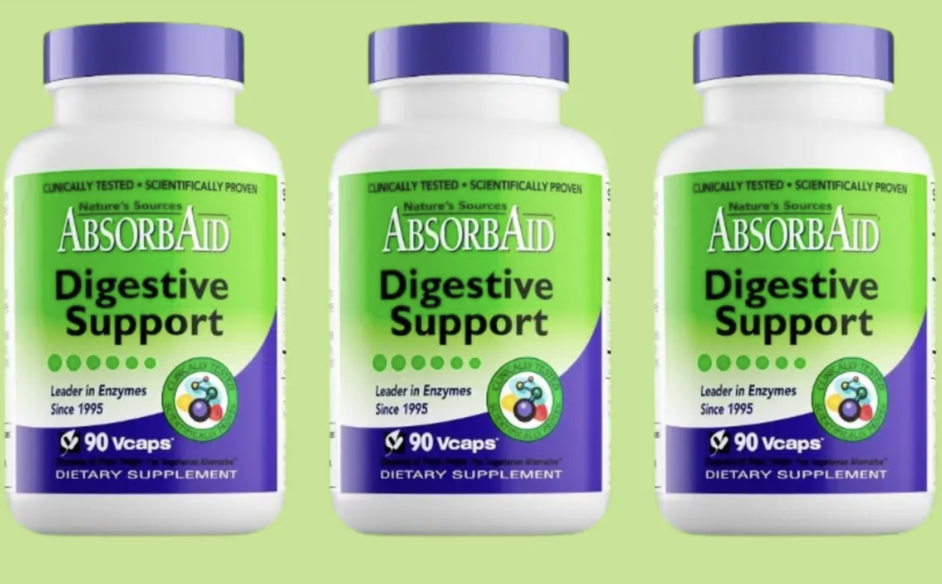 Claim a FREE AbsorbAid Digestive Enzymes Sample
