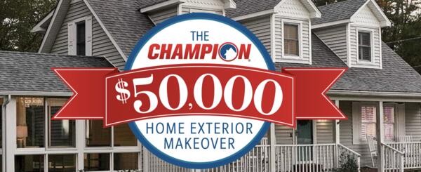 Home Improvement Jackpot! Win $50K in Champion Products! — free sample: Enter the Champion Windows $50,000 2025 Giveaway for a chance to win a stunning home exterior makeov