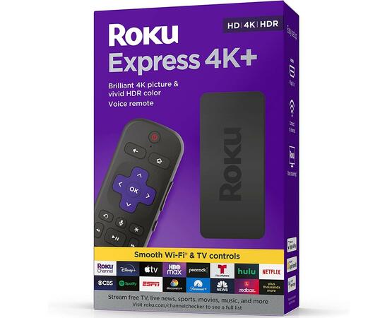 Roku Express 4K+ 2021 Streaming Media Player ONLY $24.99 — free sample: Looking for streaming media player? Amazon is offering this Roku Express 4K+ Streaming Media Player 