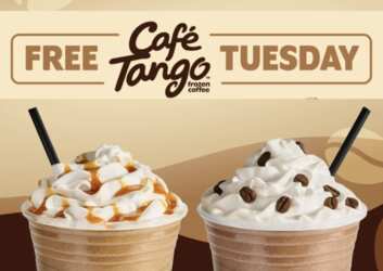 Enjoy FREE Frozen Coffee Every Tuesday at Café Tango