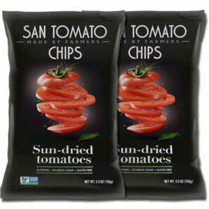 Free San Tomato Chips — free sample: To claim your free sample of sun dried tomatoes, simply fill out the form. Click Get Free Sample! Pr