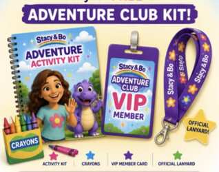 Join Stacy & Bo’s Adventure Club and Get a FREE Kit