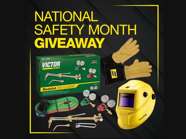 ESAB Welding and Cutting Safety Package Giveaway — free sample: Whether you’re in your shop or at a jobsite, working safe while you weld is always important. And ha