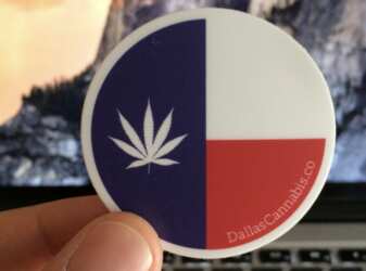 Rep Dallas Cannabis Co. with Free Stickers!