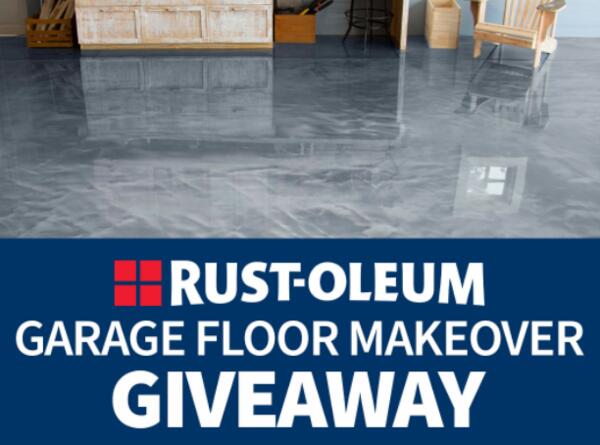 Rust-Oleum Garage Floor Makeover Giveaway — free sample: Get a chance to win FOUR Rust-Oleum Garage Floor Makeover Prize Packs! Click the 'Get Sample' button