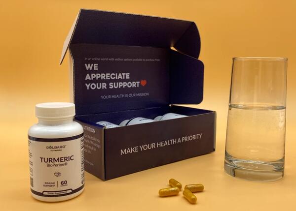 Free Sample of Turmeric Curcumin with BioPerine — free sample: A supply-limited sample on your way! Get this free Turmeric Cucurmin with BioPerine by Golbarg Nutri