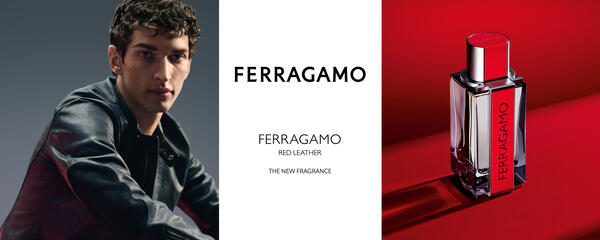 Free Salvatore Ferragamo Red Leather Perfume Sample – Sign Up Now! — free sample: The website highlights a promotion for Salvatore Ferragamo's Intense Leather Perfume. Canadian resid