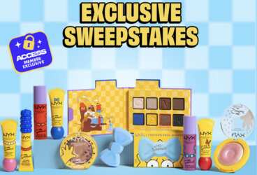 Exclusive Giveaway – NYX Simpson Vault Sweepstakes