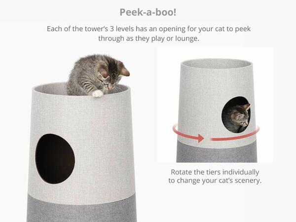 Free Catit Stacking Tower — free sample: Are you looking for a comfortable and multifunctional cat furniture? The Catit Stacking Tower opens 