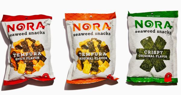 Crunchy, Savory, FREE: Nora Seaweed Snacks + FREE Shipping! — free sample: Nora Snacks is offering a free mini pack of their seaweed snacks with complimentary shipping. To rec