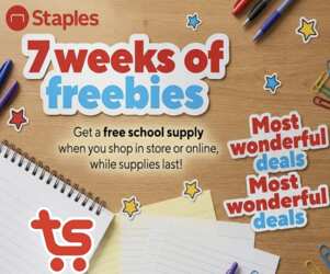 Staples 7 Weeks of FREE School Supplies: FREE NeeDoh Groovy Glob