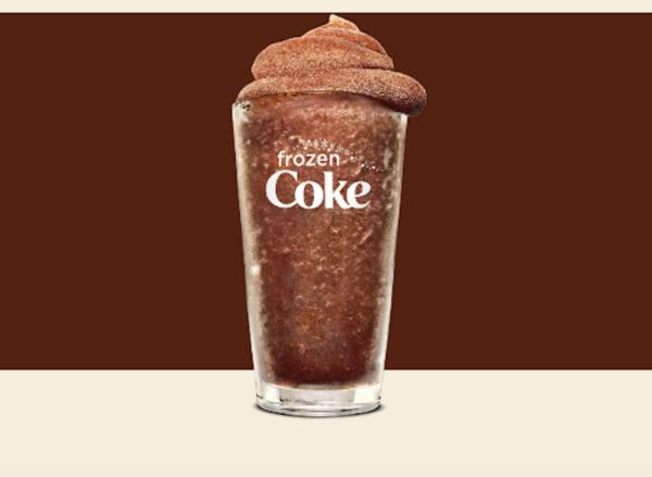 Frozen Drink for Free at Burger King — free sample: Burger King is offering free frozen drinks! Frozen Coke or Frozen Fanta beverages are valid for this