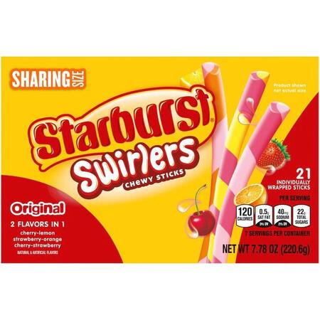 PINCHme Members: Free Starburst Swirlers Chewy Candy Sticks — free sample: Wow your loved ones with these delicious sour candy twisty treats. I personally keep a few in my bag