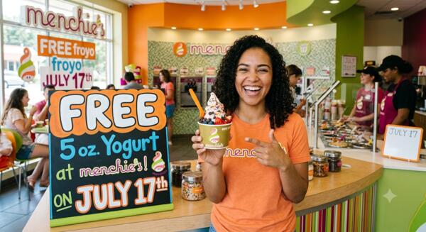 FREE 5 oz. Yogurt at Menchie's on July 17th — free sample: Celebrate the launch of Disney's Descendants: Wicked Wonderland with a FREE 5 oz. frozen yogurt at p