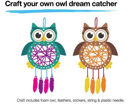 Get Your FREE Owl Dream Catcher Craft at JCPenney Kids Event - This Saturday — free sample: JCPenney is hosting a free Kids Zone Event on Saturday, April 13th, from 11AM to 12PM, where childre