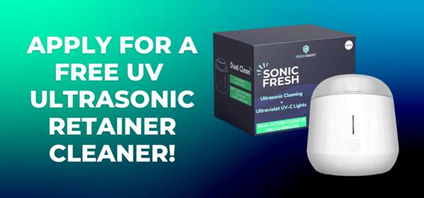 Earn a Free UV Ultrasonic Retainer Cleaner  — free sample: Fresh Knight is offering a free Ultrasonic Retainer Cleaner through a special application program. I