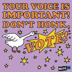 Make a Statement with a FREE “Don’t Honk, Vote!” Bumper Sticker