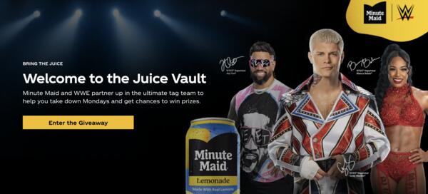 Fresh, Fun & Full of Prizes – Minute Maid’s Bring the Juice Giveaway — free sample: Get ready for an action-packed summer—enter now for your chance to win an exclusive SummerSlam exper